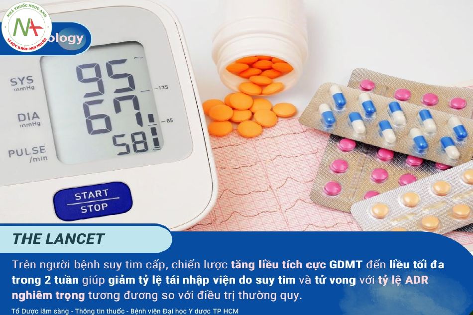 CHIẾN LƯỢC TĂNG LIỀU TÍCH CỰC CÁC THUỐC ĐIỀU TRỊ DỰA TRÊN GUIDELINES GIÚP CẢI THIỆN TIÊN LƯỢNG TRÊN NGƯỜI BỆNH HẬU SUY TIM CẤP