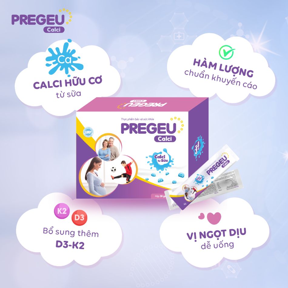 Sản phẩm PregEU Calci