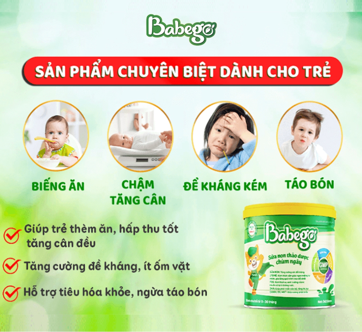 Đối tượng nên sử dụng Sữa non thảo dược chùm ngây Babego